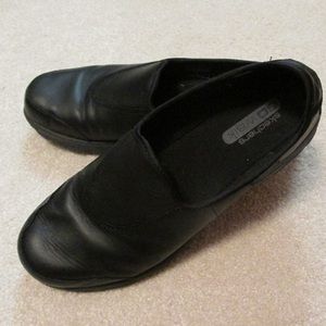 Black SKECHERS GoWalk slip-on Leather shoes